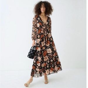 Jcrew Collection Lurex Maxi Dress